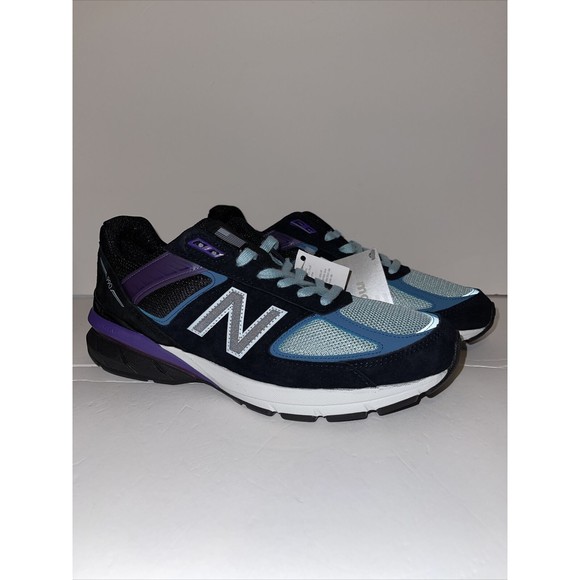 New Balance 990V5 Made in the USA Size 9.5 'Black Grape' M990EP5 Sneakers NEW